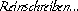Ins Gstebusch schreiben